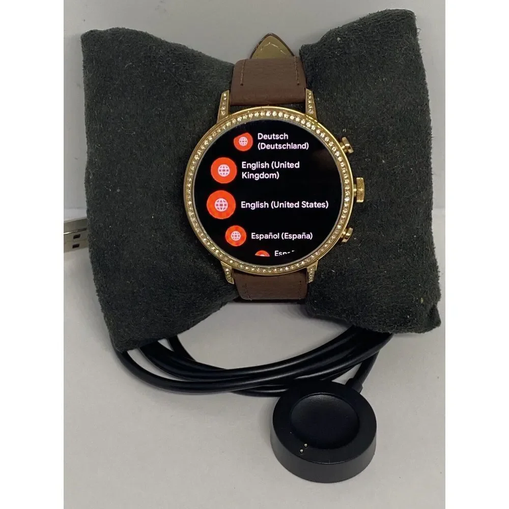 Fossil Gen 4 Authentic Digital Dial Smart Watch Custom Band FTW6011 AB579